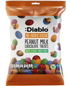 Diablo Драже без цукру Арахіс в молочному шоколаді 40 г