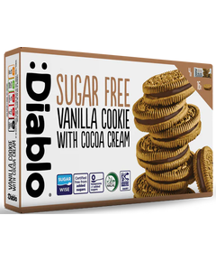 Diablo Печиво-сендвіч без цукру Ванільне з какао-кремом 176 г