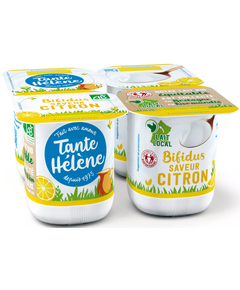 Tante Helene Йогурт біфідо Лимон 1,6% органічний 4шт*125 г