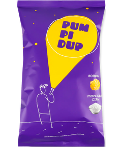 PumpidUp Попкорн Морська Сіль 90 г