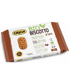 Печиво спельтове з шоколадними дропсами органічне Crich 220 г