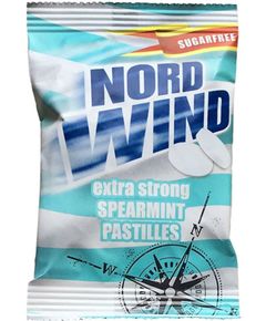 Nordwind Пастилки м'ятні освіжаючі без цукру  25 г