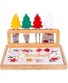 Блюдо для подачі різдвяне Сирна Дошка 22*15 см