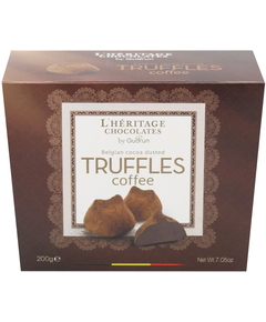 L'Heritage Chocolates Цукерки шоколадні Трюфель Кава 200 г