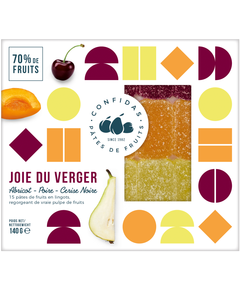 Confidas Мармелад фруктовий Абрикос-Груша-Чорна Вишня 140 г