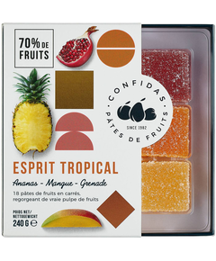 Confidas Мармелад фруктовий Ананас-Манго-Гранат 240 г