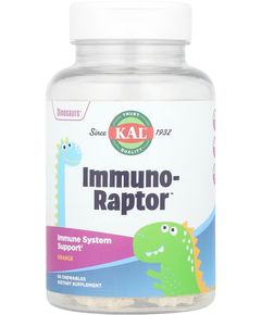 KAL Immuno-Raptor Мультивітаміни для дітей з смаком апельсина 60 жувальних таблеток