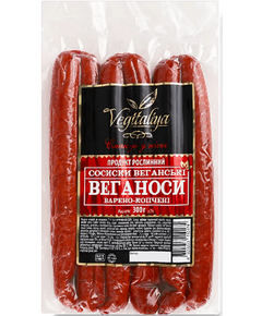 Vegitaliya Сосиски веганські Веганоси варено-копчені 300 г