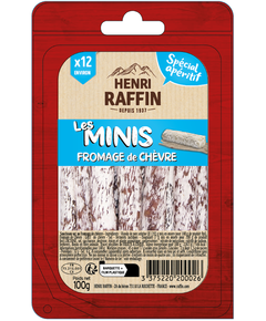 Henri Raffin Салямі-міні Snack Party з козиним сиром 100 г