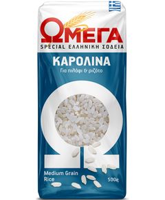 Omega Рис Кароліна круглозернистий 500 г