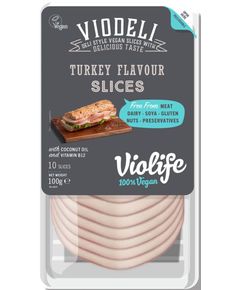 Веганська шинка індича нарізана слайсами Viodeli 100 г