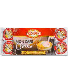 President Вершки для кави порційні упаковка 10шт*10 г