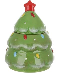 Банка для зберігання новорічна Ялинка Святкова 600 мл