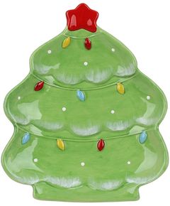 Блюдо новорічне Ялинка Святкова 21 см