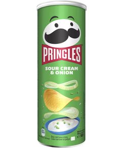 Pringles Чіпси картопляні Sour Cream & Onion Сметана-Зелена Цибуля 165 г
