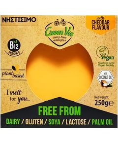 Green Vie Веган сир Чеддер нарізаний 180 г