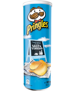 Pringles Чіпси картопляні Salt Vinegar Сіль-Оцет 165 г