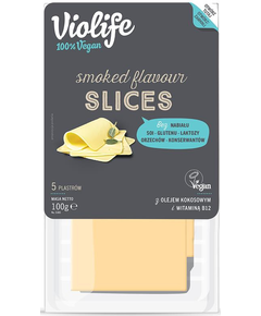 Веганський сир Копчений нарізаний слайсами Violife 100 г