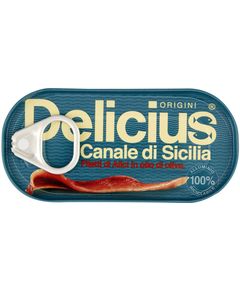 Філе анчоуса Сицилійського в оливковій олії Delicius 28 г
