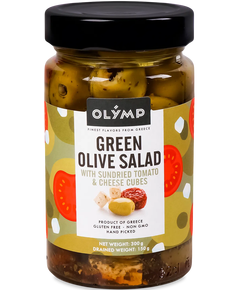 Olymp Грецький Салат з зеленими оливками, сиром та в'яленими томатами 300 г