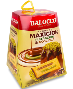 Пандоро Balocco MaxiСiok Крем Фісташка-Фундук 800 г