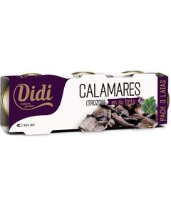 Didi Кальмар в чорнилах упаковка 3шт 240 г