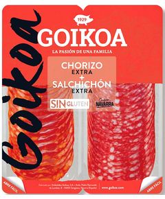 Goikoa Набір Ковбаса іспанська Чорізо Екстра + Сальчічон Екстра нарізана 180 г