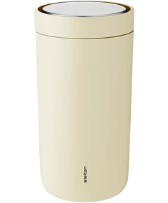 Stelton Термокружка сталева To Go Click жовтого кольору 400 мл