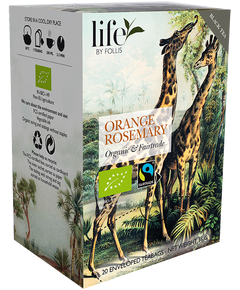Life by Follis Чай чорний Апельсин-Розмарин органічний пакет 20шт*1,8 г