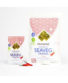 Чипси з водоростей Норі з Чилі органічні Clearspring упаковка 5шт*4 г