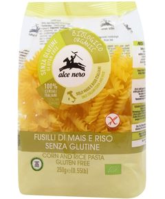 Alce Nero Паста безглютенова Фузіллі органічна 250 г
