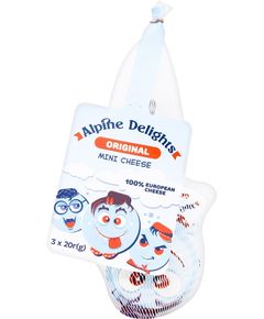 Alpine Delights Сир плавлений сіточка 3шт*20 г