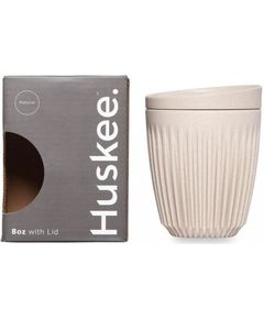 Huskee Чашка багаторазова для кави та чаю натурального кольору 236 мл