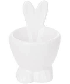 Підставка для 1 яйця керамічна Зайчик білий 7,5 см