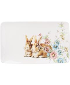 Блюдо для подачі порцелянове Весна 25,5 см