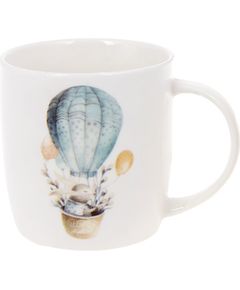 Чашка порцелянова Зайчик на повітряній кулі 350 мл