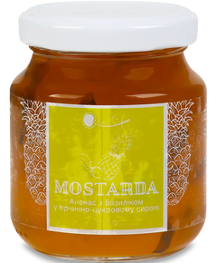 Cherry Twig Мостарда Ананас з Базиліком у гірчично-цукровому сиропі 170 г