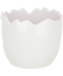 Підставка керамічна-кашпо Шкарлупка біла 12 см
