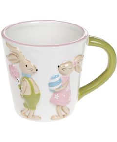 Чашка керамічна Пасхальні Кролики 450 мл