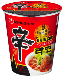 Локшина Шин Рамьон пшенична Nongshim швидкого приготування в стакані 68 г