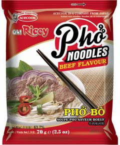 Локшина рисова зі смаком Яловичини Фо Бо Acecook швидкого приготування 70 г