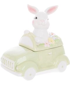 Банка для зберігання Зайчик в Машині салатова 800 мл