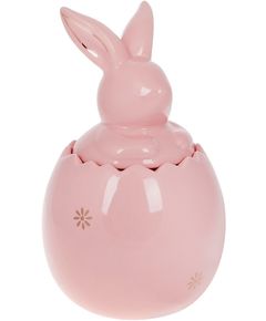 Банка для зберігання Кролик рожево-золота 2,3 л