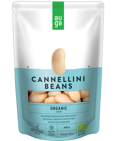 Auga Квасоля біла Каннелліні варена органічна 400 г