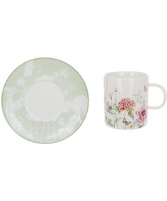Чашка порцелянова з блюдцем Flower Garden 200 мл