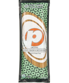 Локшина з бурого рису з Гарбузом та Імбирем безглютенова органічна King Soba 250 г