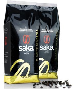 Saka Caffe Кава зернова Gran Bar 1 кг