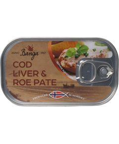 Banga Паштет з печінки тріски та ікри тріски 100 г