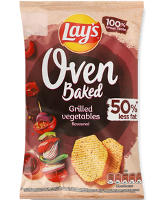 Lay's Oven Baked Чіпси картопляні запечені Овочі-Гриль 125 г