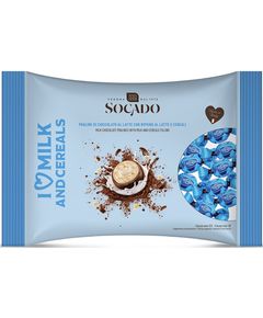 Socado Цукерки шоколадні праліне з молочного шоколаду Молочний Крем-Хрусткі Кріспи 1 кг